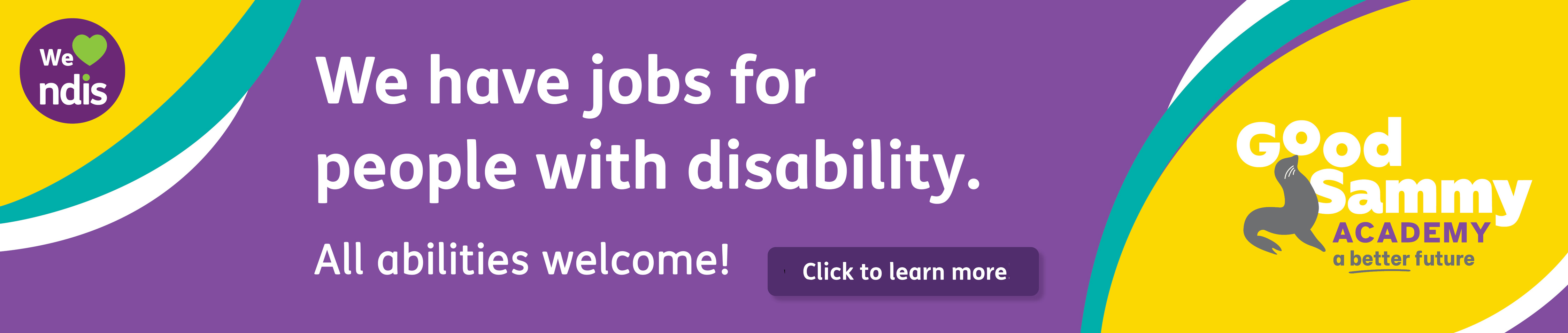 Jobs for people with disability. Click to learn more. 