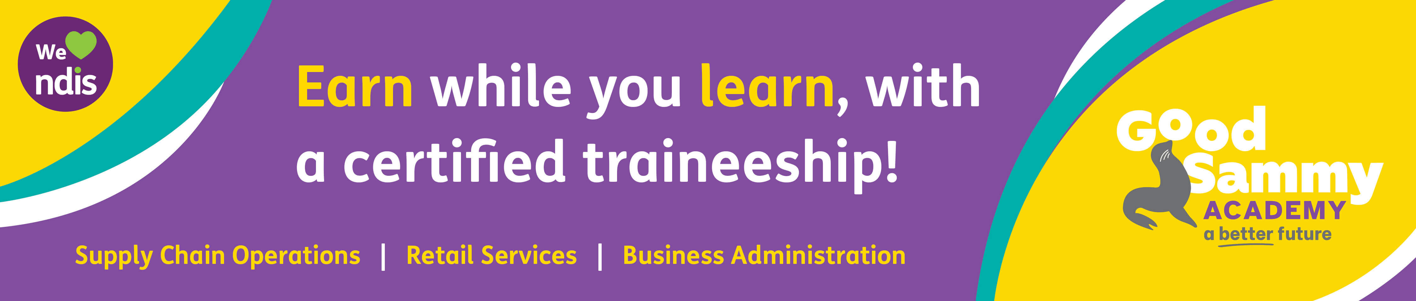 Earn while you learn, with a certified traineeship!