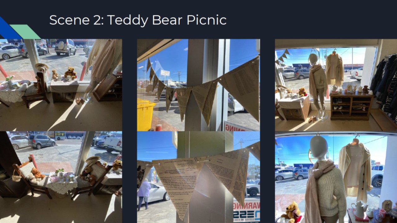 Scene 2: teddy bear picnic