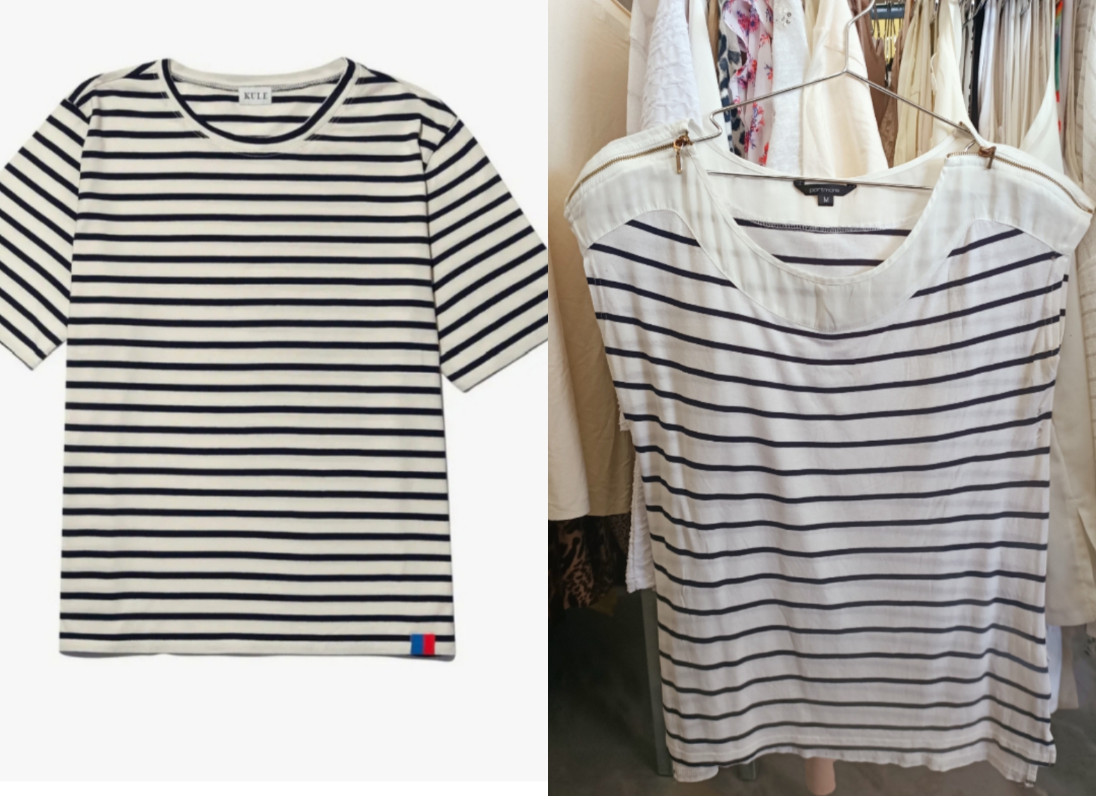 The classic striped tee