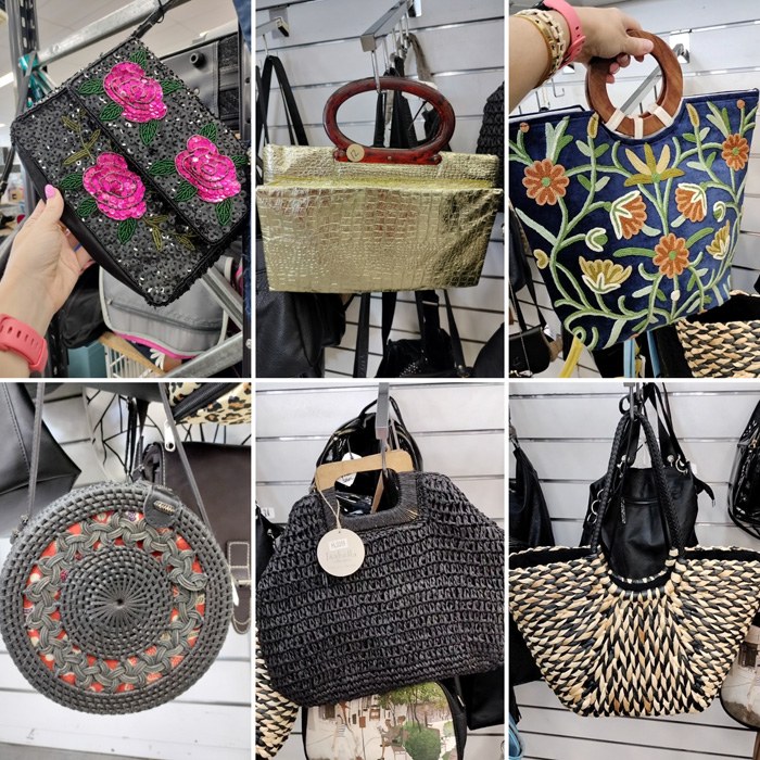 Handbag finds collage
