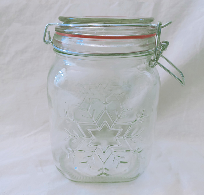 Thrifted mason jar