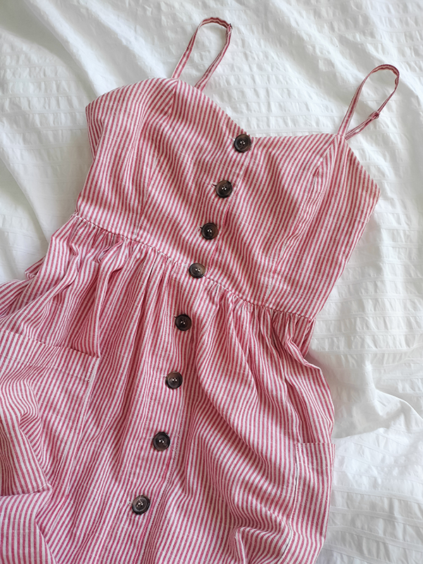 Red and white striped Petal and Pup dress from Good Sammy Geraldton