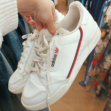 White Adidas sneakers
