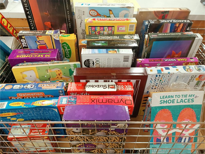Board games and books