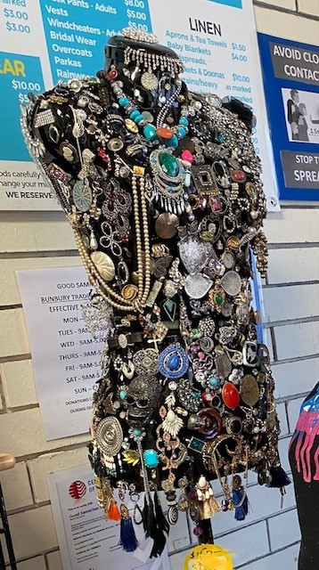 Upcycled mannequin 