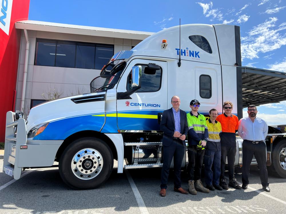 Good Sammy CEO Kane Blackman, Good Sammy employees Brendon, Mark and James, and Centurion CEO Justin Cardaci.