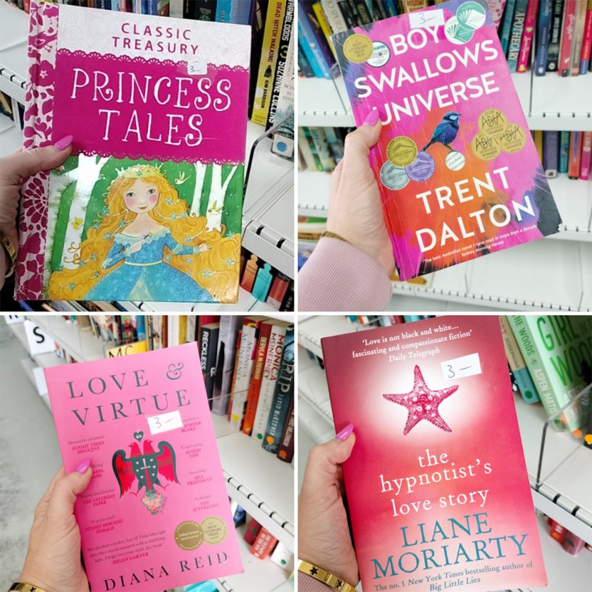 Collage of book finds booragoon store opening