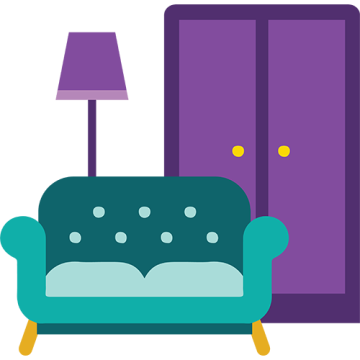 Cartoon of furniture