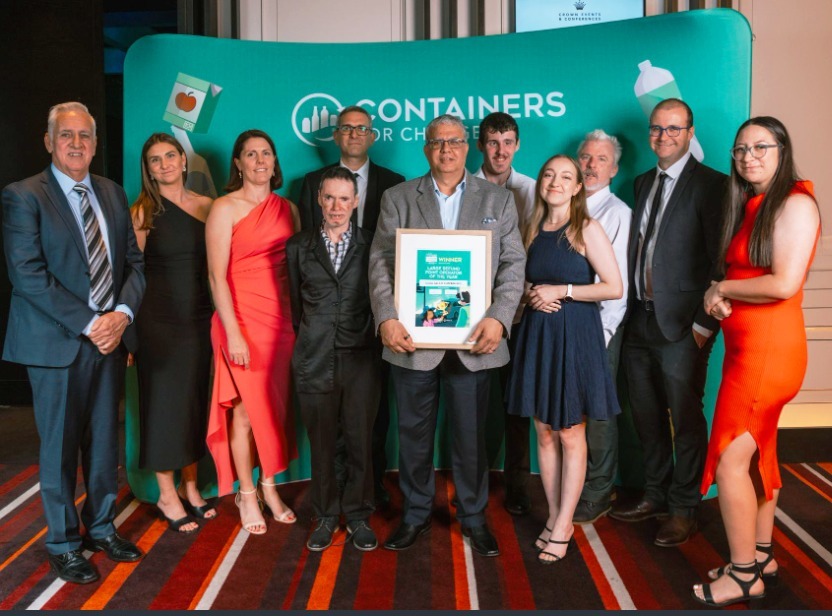Group photo of Good Sammy Enterprises employees at the Change Maker Awards 2023.